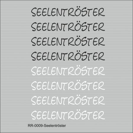 Seelentröster - Rub On randlos A6